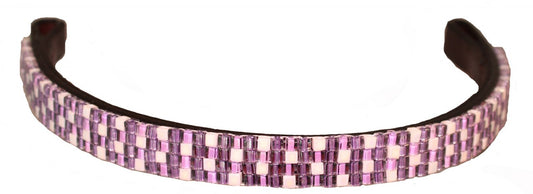 Browband Purple Jewel