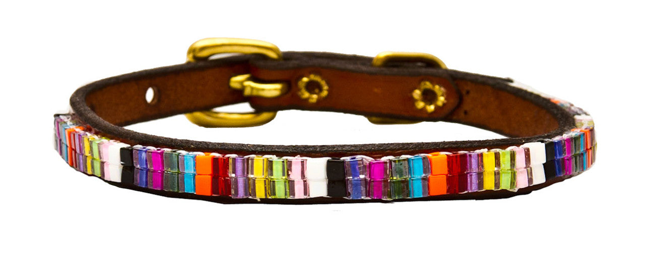 Candy Shop Leather Pet Collar